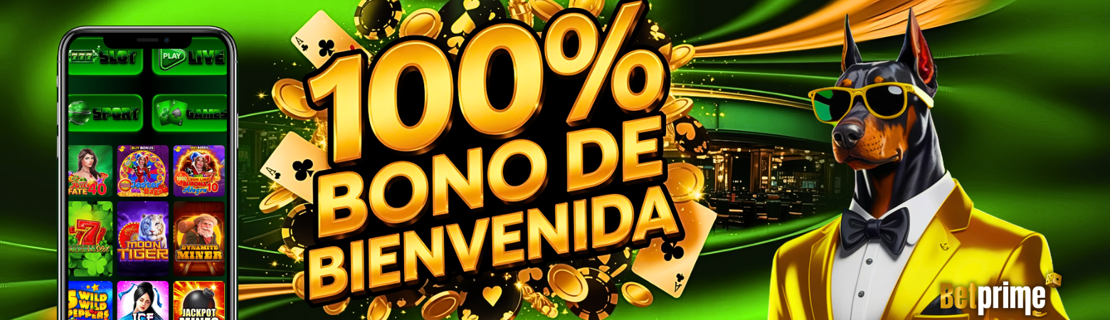 100% BONO DE BIENVENIDA