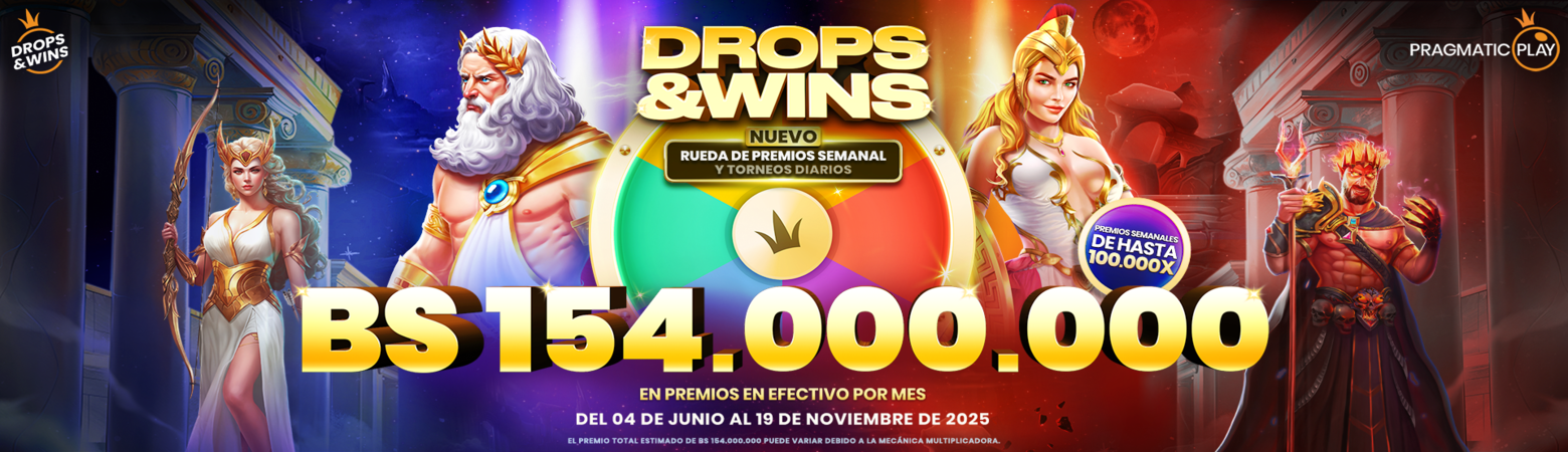 Drop And Wins: Rueda de premios semanal